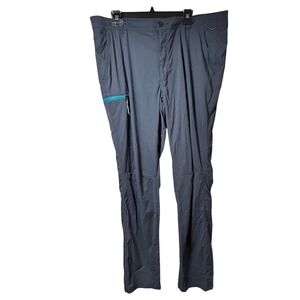 REI Co Op Mens Dark Gray Lightweight Hiking Cargo Pants Utility Sz 40W‎ x 32L